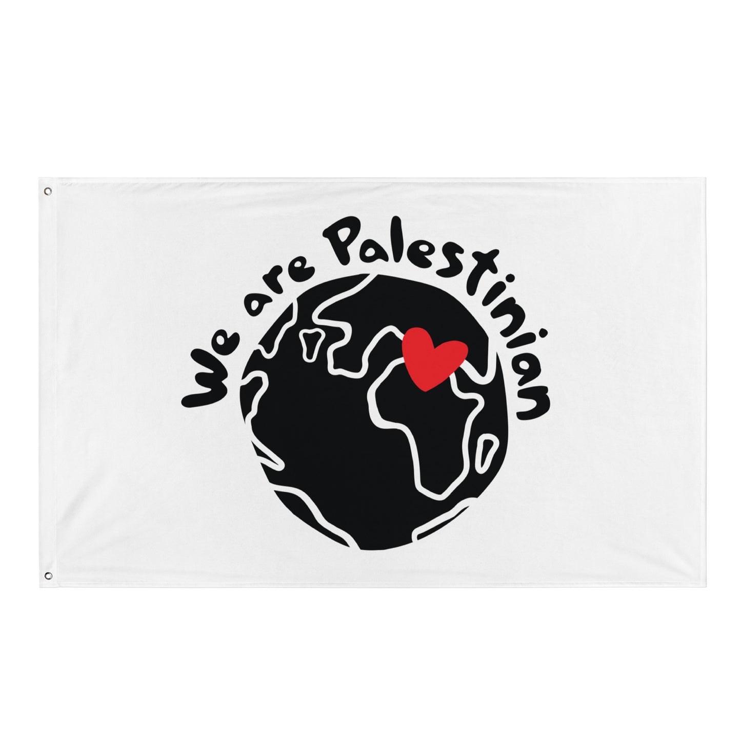 We Are Palestinian - Flag