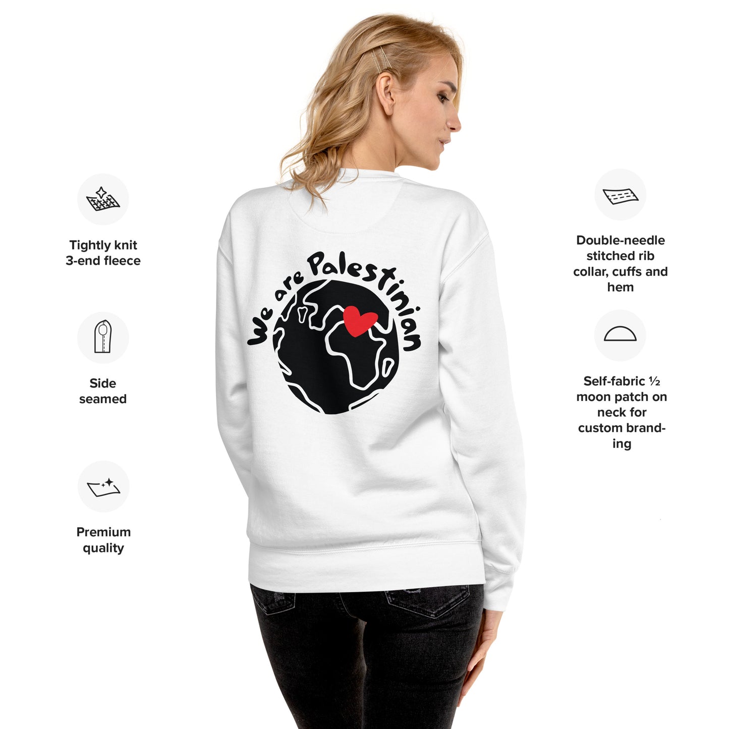 We Are Palestinian - Unisex Premium Sweatshirt